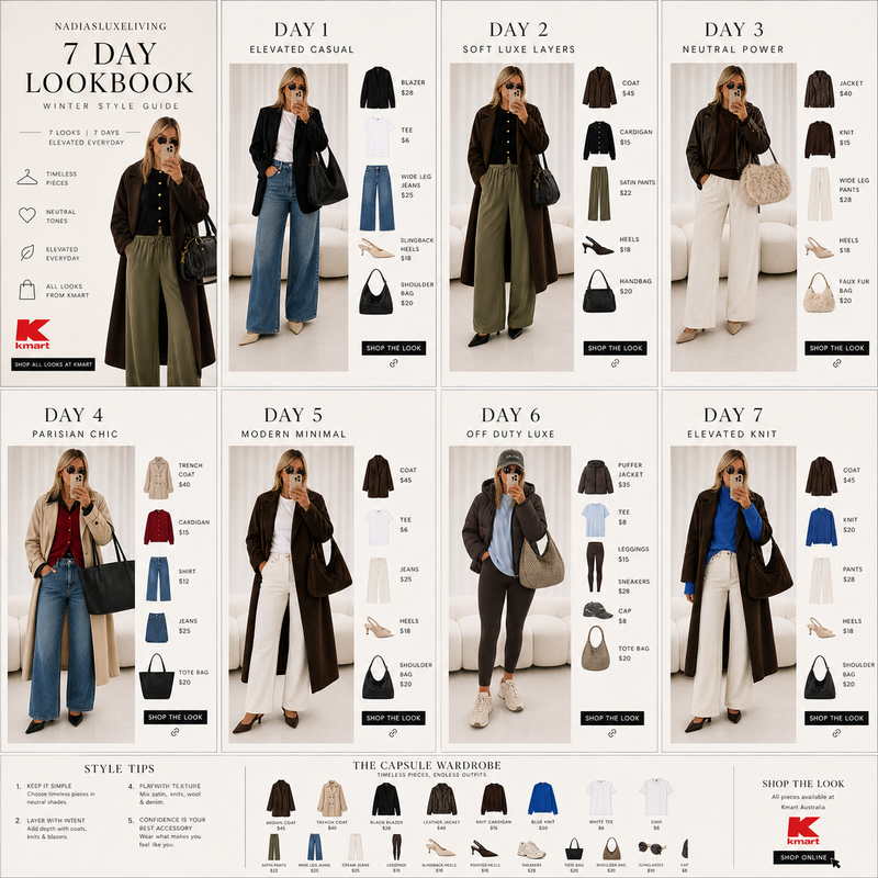 7 Day Free LookBook Fashion Inspired Guide