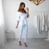 MEDINA TOP IN WHITE