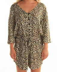 Ibiza Jumpsuit  --Leopard
