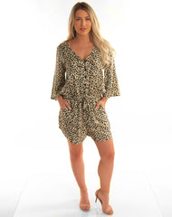 Ibiza Jumpsuit  --Leopard