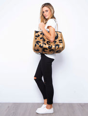 NEOPRENE TOTE BAG-MUSTARD