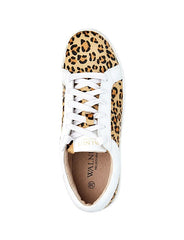 Amy Sneaker-   Mini Tan Leopard