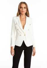 Palermo Blazer – White Cream
