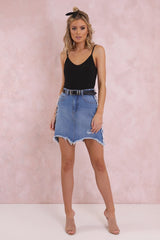California Denim Skirt / Indigo