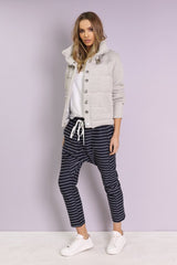 Harper Slouch Pants | Grey OR Navy