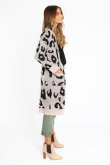 ANIMAL INSTINCT CARDIGAN-Beige