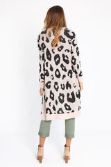 ANIMAL INSTINCT CARDIGAN-Beige