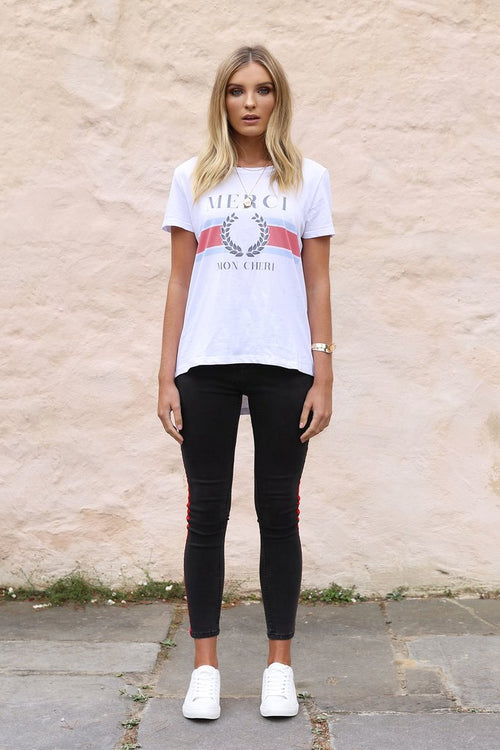 Merci Tee | White