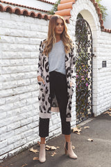 ANIMAL INSTINCT CARDIGAN-Beige