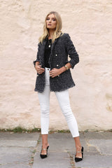 Perla Blazer/Black Tweed