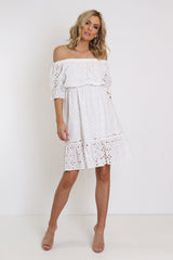 Valentina Dress /White Lace