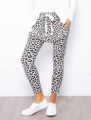 Lounge Joggers - BLACK/WHITE