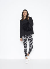 Mason Leggings Black Leopard