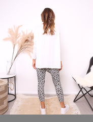 Lounge Joggers - BLACK/WHITE