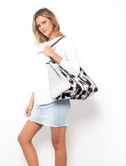 NEOPRENE TOTE BAG-WHITE