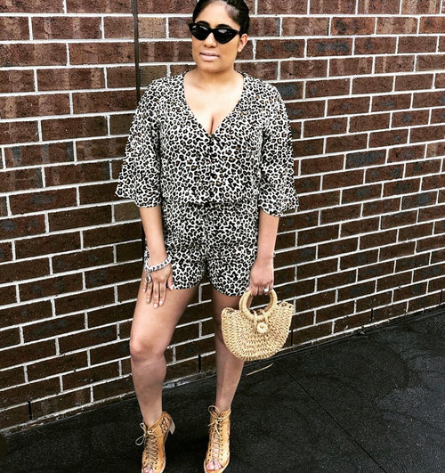 Ibiza Jumpsuit  --Leopard