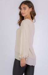 Aria Top - "Beige"