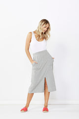 KRISTEN SKIRT - SILVER MARLE