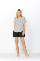 Jax Linen Short- Black