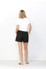 Jax Linen Short- Black