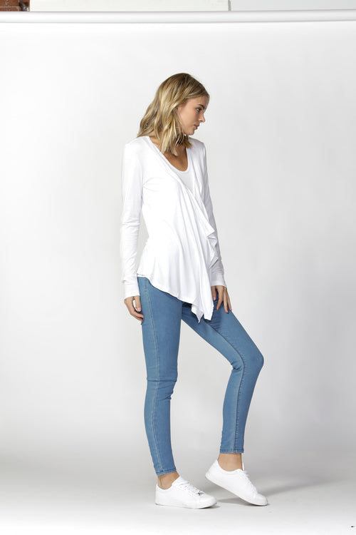 MELBOURNE CARDIGAN - white
