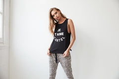 JE T'AIME TANK - BLACK