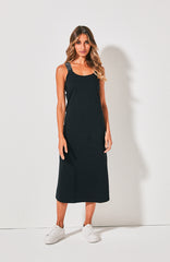 CROSS COURT Dress - BLACK