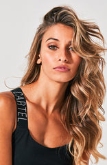 CROSS COURT Dress - BLACK