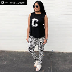 Lounge Joggers - BLACK/WHITE