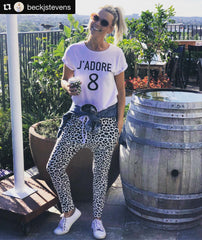 Lounge Joggers - BLACK/WHITE