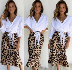 Stella Leopard Skirt