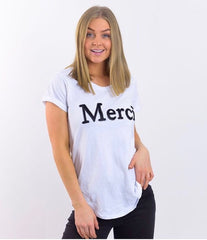 Merci tee - WHITE