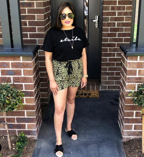 Weekend tee- Black
