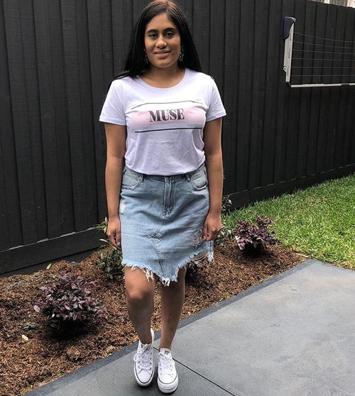 Jaymee Denim Skirt | Denim