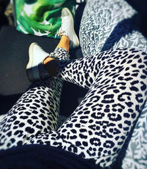 Lounge Joggers - BLACK/WHITE