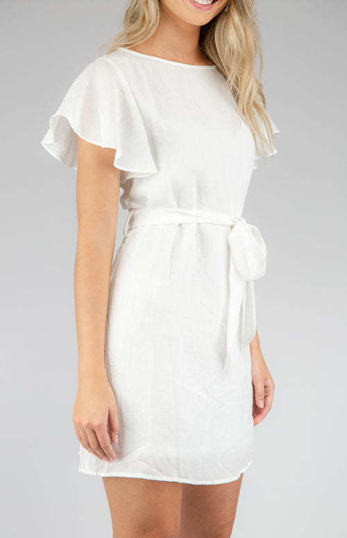 Casey Shift Dress - White
