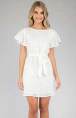 Casey Shift Dress - White