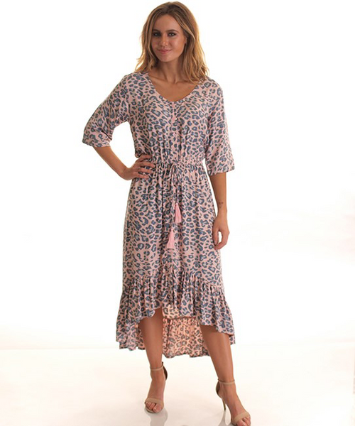 Frill Midi Dress