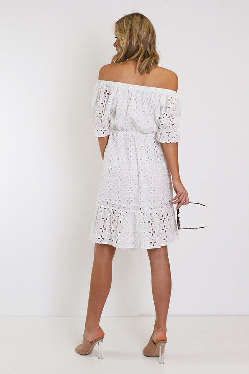 Valentina Dress /White Lace