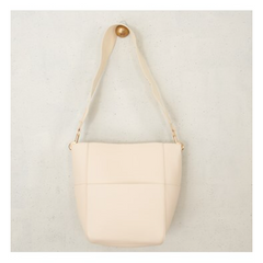 SMALL MULTI POCKET CANVAS STRAP BUCKET BAG