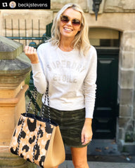 NEOPRENE TOTE BAG-MUSTARD