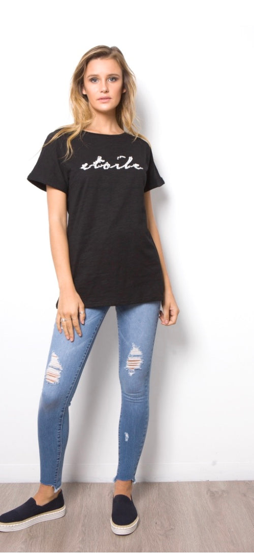 Weekend tee- Black