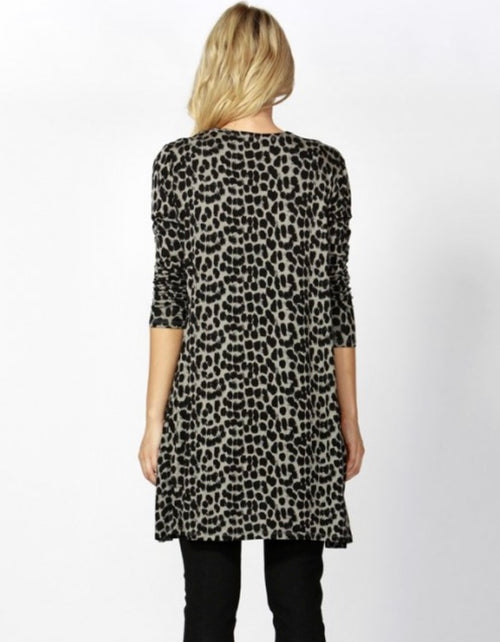 BERLIN CARDI - leopard print