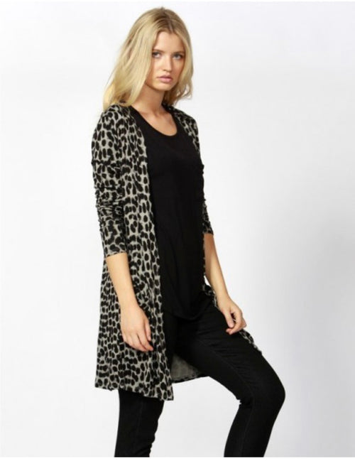 BERLIN CARDI - leopard print