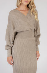 Cindy knit Set  - Coffee