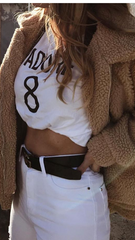 J'ADORE 8 TEE - WHITE