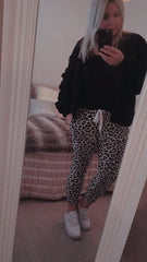 Lounge Joggers - BLACK/WHITE