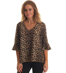 Bliss Top -animal print