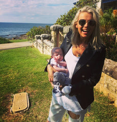 Palermo Blazer    - Black Pu leatherette