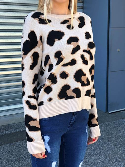 Wild Leopard Knit
